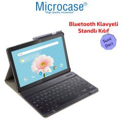 Microcase iPad 8.Nesil 10.2 2020 Tablet Bluetooth Klavyeli Standlı Kılıf - BKK1
