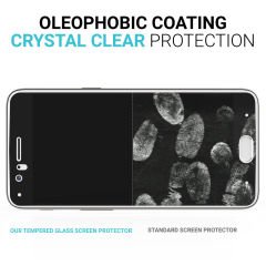 OnePlus 5 Çerçeveli Tempered Glass Cam Koruma Tam Kaplar