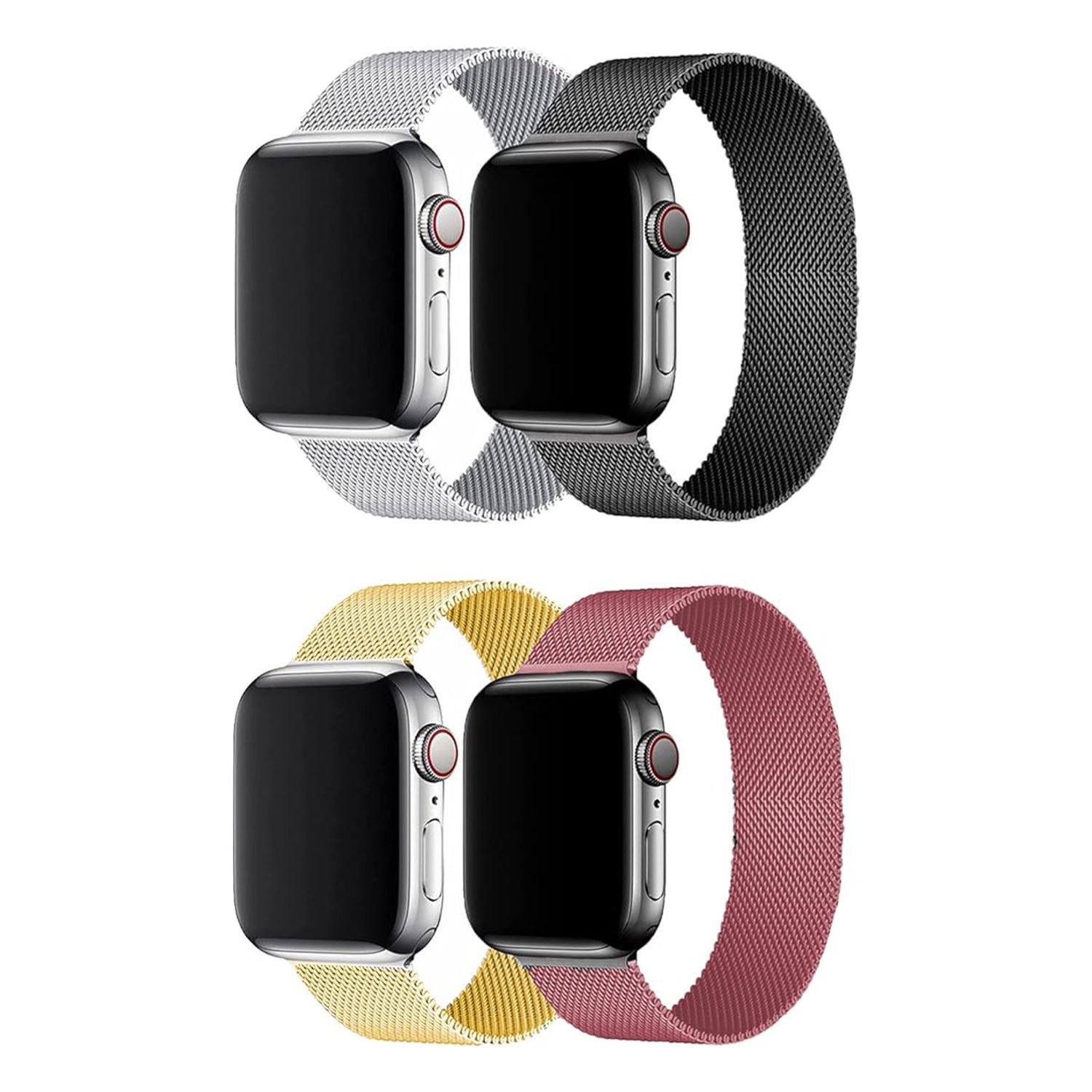 Microcase Huawei Watch Ultimate için Manyetik Metal Kordon Kayış - KY15