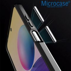 Microcase Samsung Galaxy A04S Brushed Carbon Fiber Silikon Kılıf - Siyah AL3332