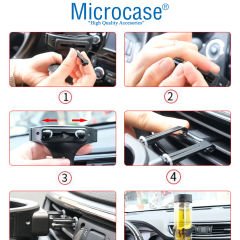 Microcase Araç İçi Bardak Tutucu ve İçecek Tutucu Havalandırma Montajlı - AL3482
