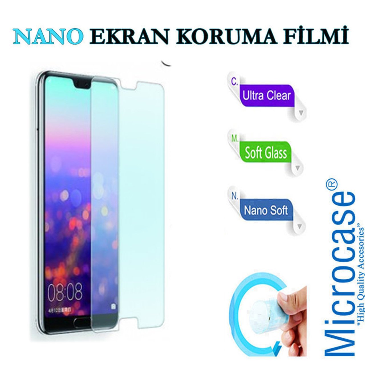 Microcase TCL T780H Nano Esnek Ekran Koruma Filmi