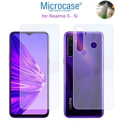 Microcase Realme 5 - 5i Full Ön Arka Kaplama TPU Soft Koruma Filmi
