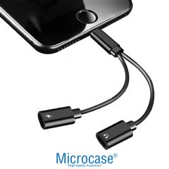 Apple İphone Lightning Splitter Şarj ve Kulaklık Çevirici IKD104