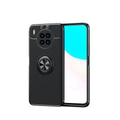Microcase Huawei Nova 8i Focus Serisi Yüzüklü Kılıf - Siyah
