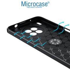 Microcase Huawei Nova 8i Focus Serisi Yüzüklü Kılıf - Siyah