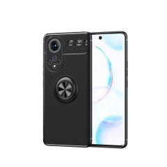 Microcase Huawei Nova 9 Focus Serisi Yüzüklü Kılıf - Siyah