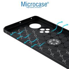 Microcase Huawei Nova 9 Focus Serisi Yüzüklü Kılıf - Siyah