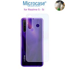 Microcase Realme 5 - 5i Full Arka Kaplama TPU Soft Koruma Filmi