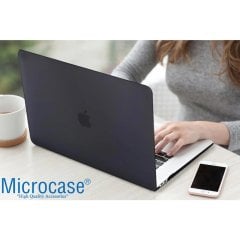 Microcase Matebook X Pro Shell Rubber Kapak Kılıf - Kristal
