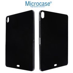 iPad Pro 11 Tablet Silikon Tpu Soft Kılıf Siyah + Ekran Koruma