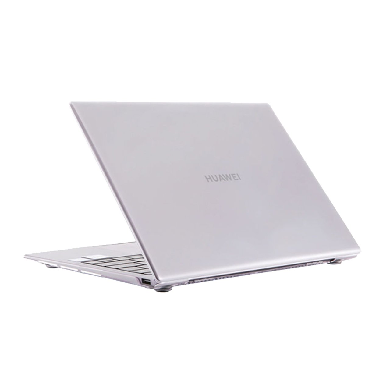 Microcase Matebook X Pro Shell Rubber Kapak Kılıf - Kristal
