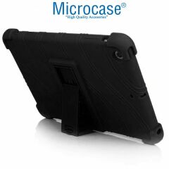 Microcase iPad 9.7 2018 2in1 Set Standlı Silikon Kılıf + Bluetooth Klavye - AL8107