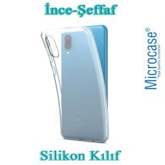 Microcase Samsung Galaxy A02 İnce 0.2 mm Soft Silikon Kılıf - Şeffaf