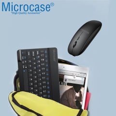 Microcase Tablet ve Telefonlar için Bluetooth Klavye ve Mouse Set - AL3476
