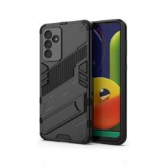 Microcase Samsung Galaxy A13 5G Matrix Serisi Armor Standlı Perfect Koruma Kılıf -Siyah