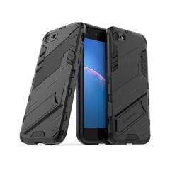 Microcase iPhone SE 2022 Matrix Serisi Armor Standlı Perfect Koruma Kılıf -Siyah