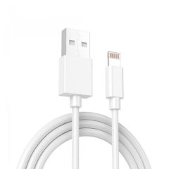 iPhone iPad Lightning USB Şarj ve Data Kablosu - 1 Metre Beyaz