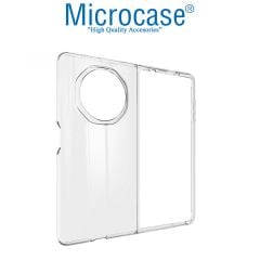 Microcase Xiaomi Mix Fold 4 ile Uyumlu Sert Kristal Kapaklı Kılıf Şeffaf- AL3157