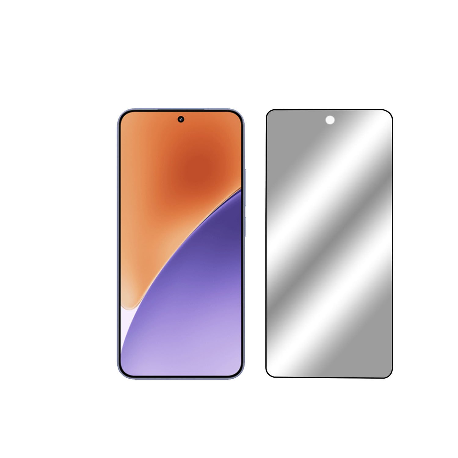 Microcase Xiaomi Mi 15 Tam Kaplayan Çerçeveli Tempered Ekran Koruyucu -AL3276