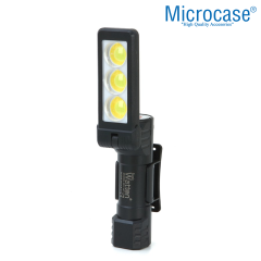 Microcase WT706 180 Derece Döner Başlıklı Su Geçirmez Kafa ve El Feneri - AL5221