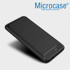 Asus Zenfone 4 Max ZC520KL Brushed Carbon Fiber Silikon TPU Kılıf