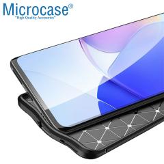 Microcase Huawei Nova 9 Leather Serisi Silikon Kılıf - Siyah