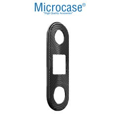 Microcase Huawei P30 Lite - Nova 4e Kamera Lens Koruma Halkası - Kapalı Tasarım Siyah