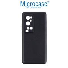 Microcase Vivo X60 Pro Plus Matte Serisi Silikon TPU Kılıf - Siyah
