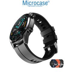 Microcase Amazfit GTR 2e 47mm için Tokalı Silikon Kordon Kayış - KY40