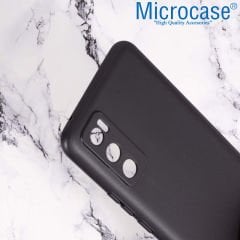 Microcase Vivo V20 SE Matte Serisi Silikon TPU Kılıf - Siyah