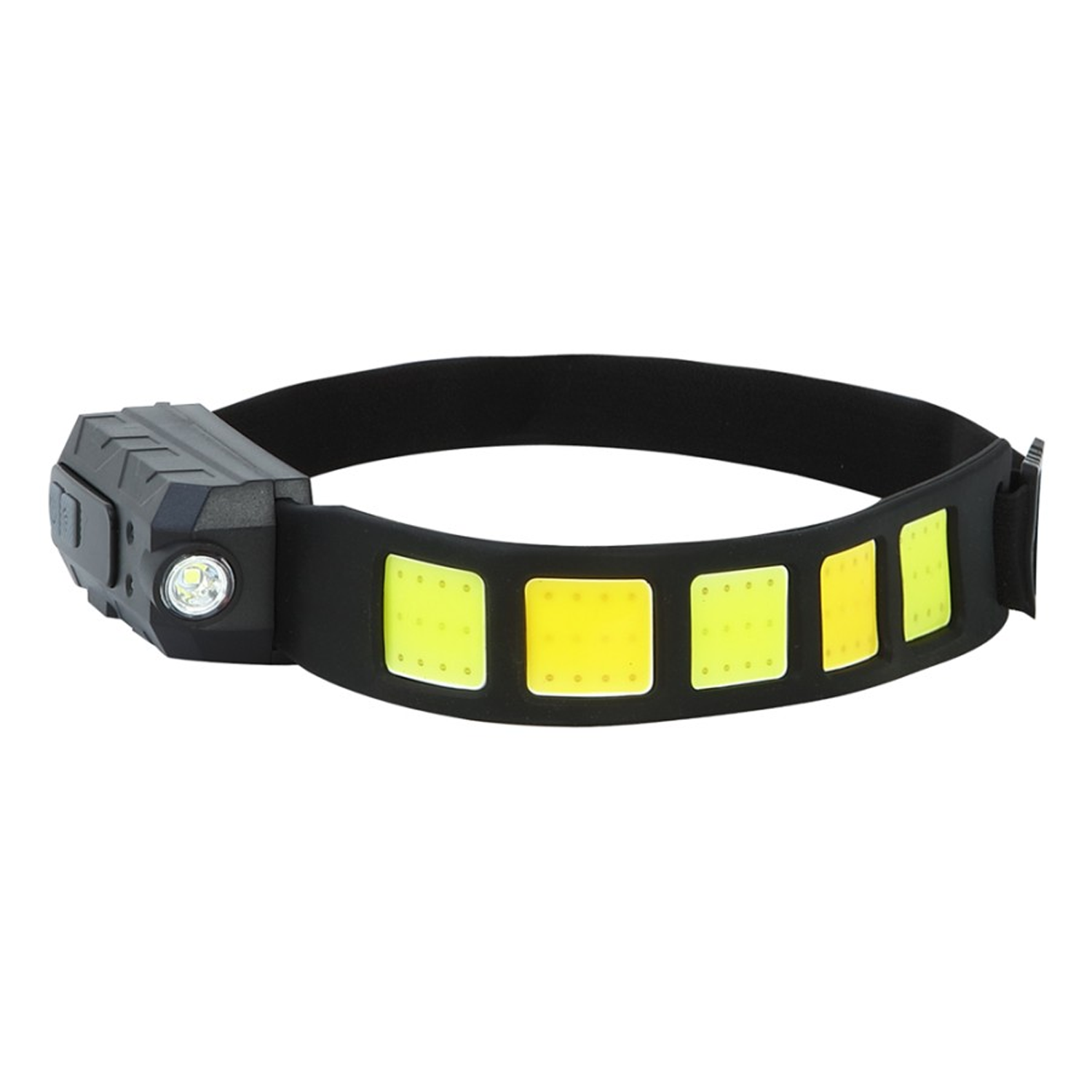 Microcase Su Geçirmez Hareket Sensörlü Usb Şarjlı Led Kafa Feneri 2 Şerit Led - AL5222