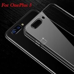 ONEPLUS 5 0.2 mm ince soft Silikon Kılıf + Tempered Glass