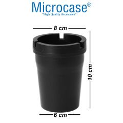 Microcase Araç İçi Koku Bırakmayan Plastik Oto Küllük Balkon Kafe Kül Tablası - AL3863