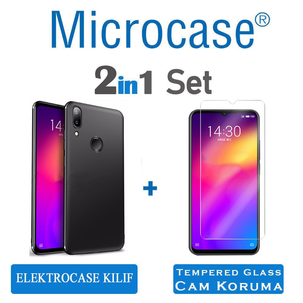 Microcase Meizu Note 9 Elektrocase Seri Silikon Kılıf + CAM (SEÇ)