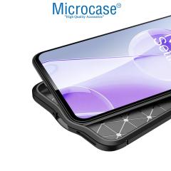 Microcase OnePlus 9RT 5G Leather Serisi Silikon Kılıf - Siyah