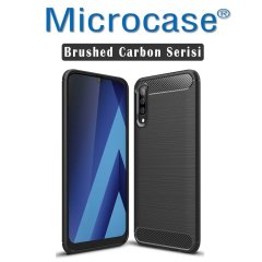 Samsung Galaxy A70 Brushed Carbon Kılıf + CAM