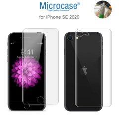 Microcase iPhone SE 2020 Full Ön Arka Kaplama TPU Soft Koruma Filmi