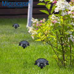 Microcase Güneş Enerjili Kazıklı 8 LED Solar Bahçe Yolu Dış Duvar Işıklandırma Lamba - AL5225 3 ADET