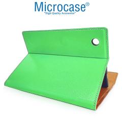 Microcase Lenovo M10 FHD Plus 10.3 TB-X606 Sleeve Serisi Mıknatıs Kapaklı Standlı Kılıf - Su Yeşil