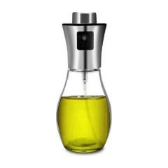 Microcase 200 ml Paslanmaz Çelik Başlıklı Cam Sprey Yağdanlık - AL3267