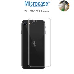 Microcase iPhone SE 2020 Full Arka Kaplama TPU Soft Koruma Filmi