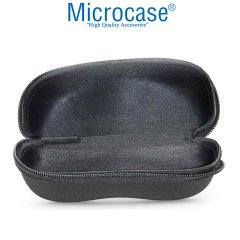 Microcase Eva Güneş Gözlüğü Kabı Fermuarlı Gözlük Kutusu Siyah - AL2985