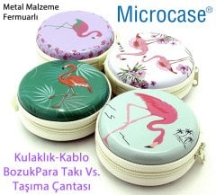 Fermuarlı Kulaklık Kablo Para Takı Vs. Macaron Mini Çanta