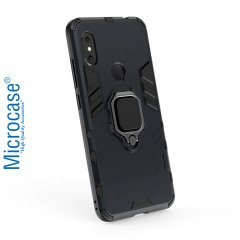 Xiaomi Redmi Note 6 Pro Batman Serisi Yüzük Standlı Kılıf