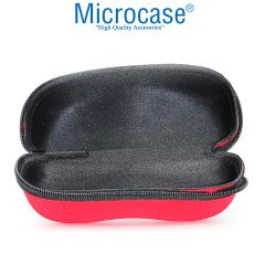 Microcase Eva Güneş Gözlüğü Kabı Fermuarlı Gözlük Kutusu Kırmızı - AL2985