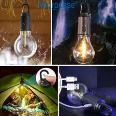 Microcase T03 Taşınabilir Şarjlı Outdoor Kamp Bahçe Lambası 10W Askılı Led Işık - AL5229