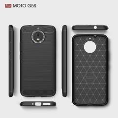 Motorola MOTO G5S Brushed Carbon Silikon Kılıf