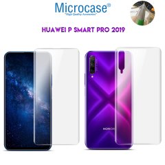 Microcase Huawei P Smart Pro 2019 Full Ön Arka Kaplama TPU Soft Koruma Filmi