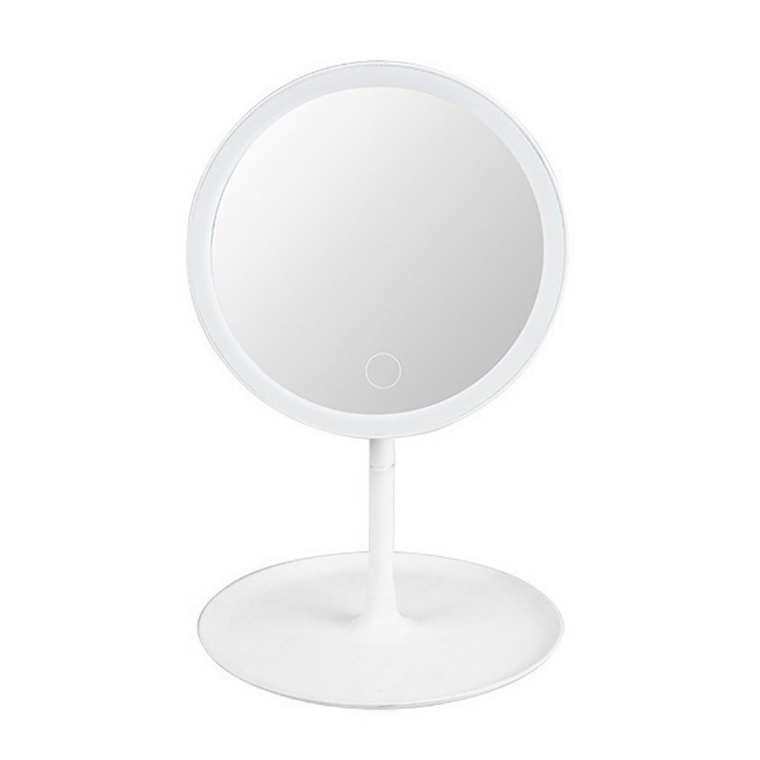 Microcase Taşınabilir Standlı Led Işıklı Dokunmatik Tepsili Makyaj Aynası - AL3852